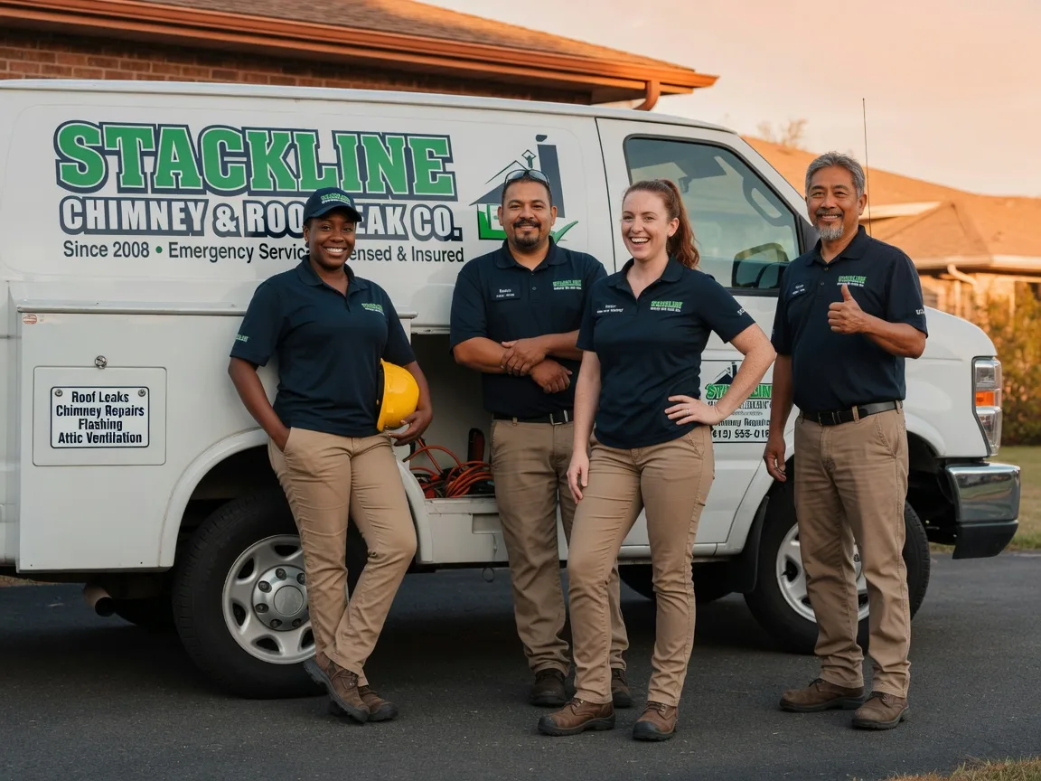 Chimney flashing repair company in Sanford, MI